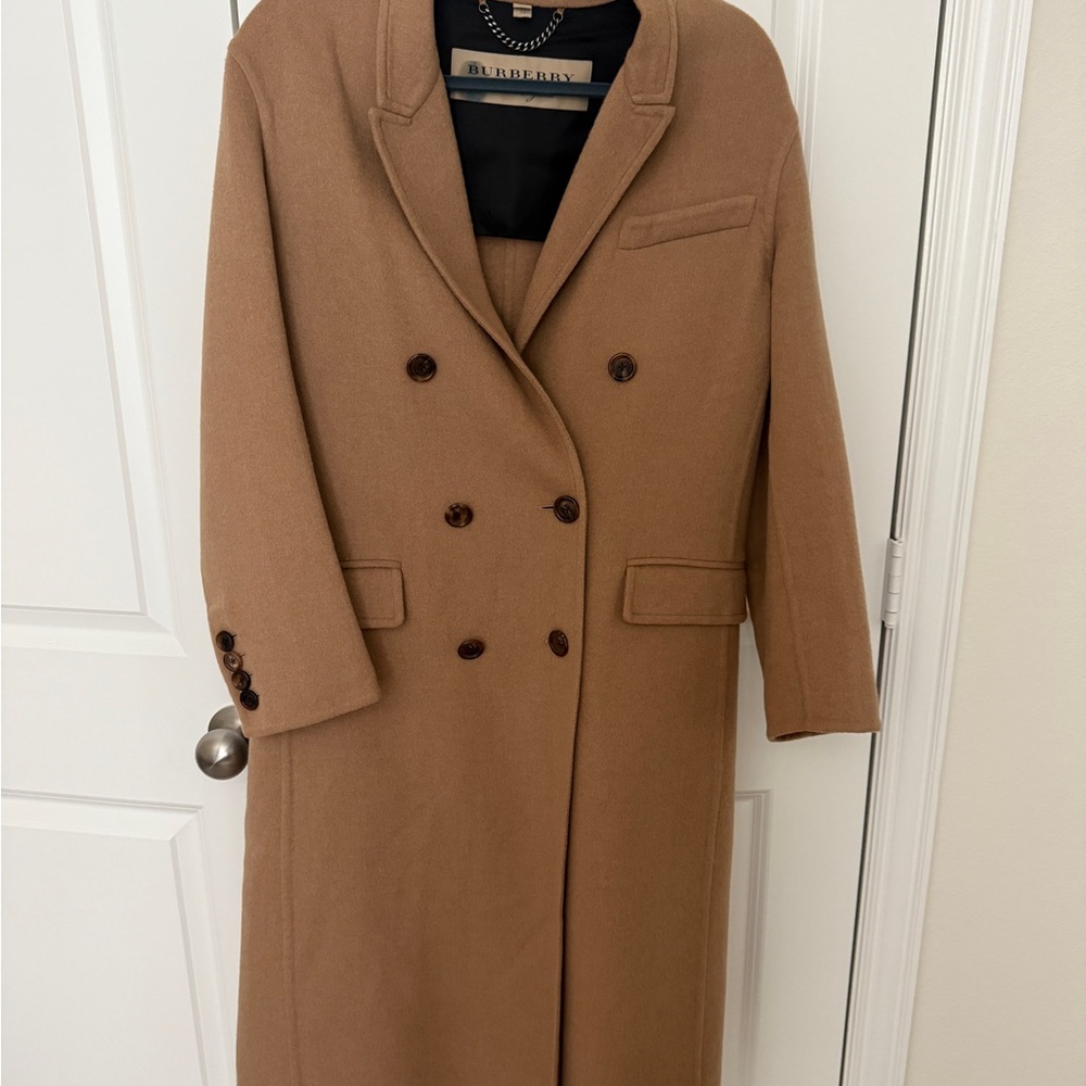Burberry Tan Wool Coat